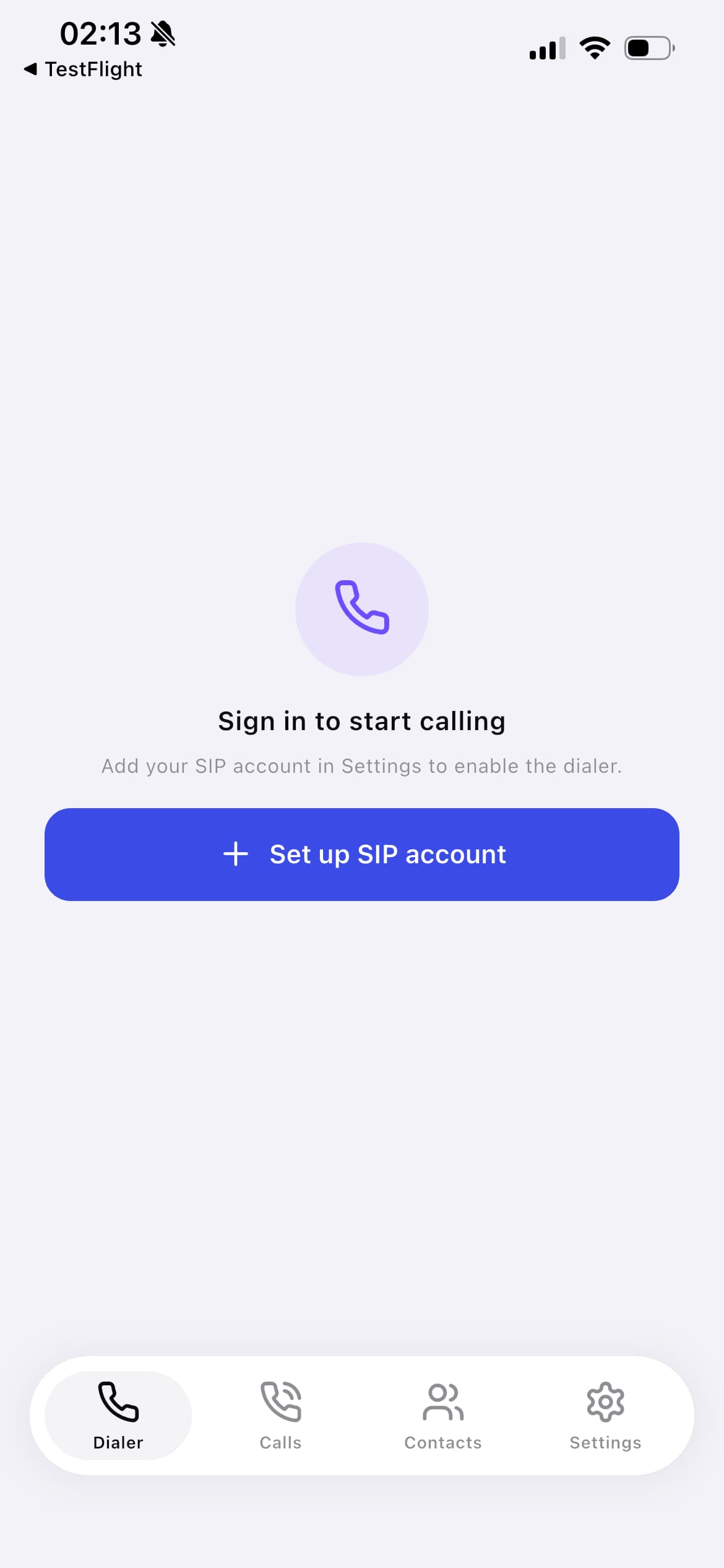 Set up in seconds — Four fields. No accounts.